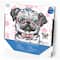 Diamond Dotz® Intermediate Hug a Pug with Frame Diamond Painting Kit